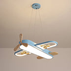 Airplane LED Pendant Light Kids Room Dimmable Remote