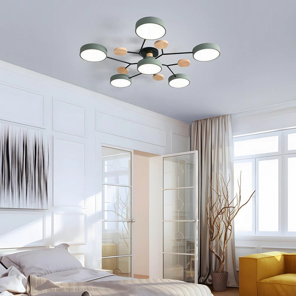 LED Ceiling Light Round Multi-Point Dimmable