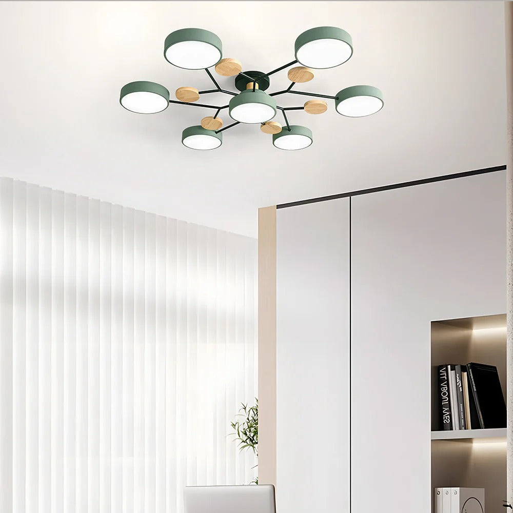 LED Ceiling Light Round Multi-Point Dimmable