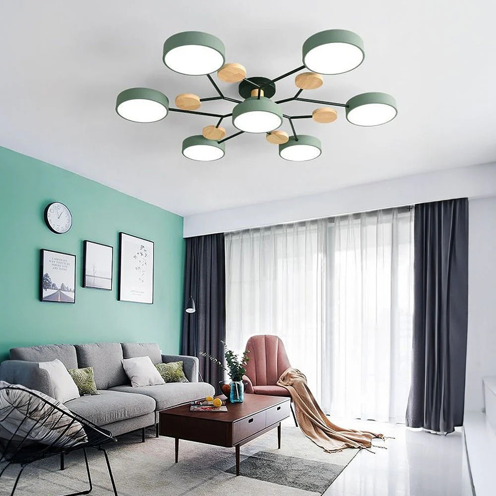 LED Ceiling Light Round Multi-Point Dimmable