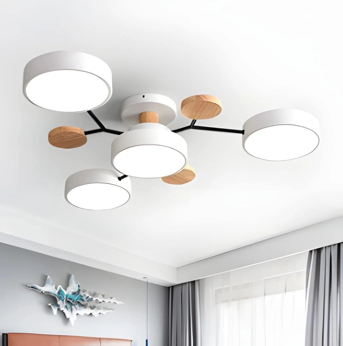 LED Ceiling Light Round Multi-Point Dimmable