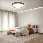 LED Ceiling Light Dimmable 3 Modes Wood Finish