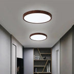 LED Ceiling Light Dimmable 3 Modes Wood Finish